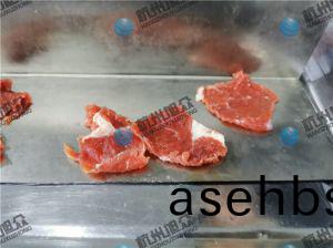 感谢客户(hu)反馈，230A小(xiao)型切鱼片机(ji)切牛肉片效果
