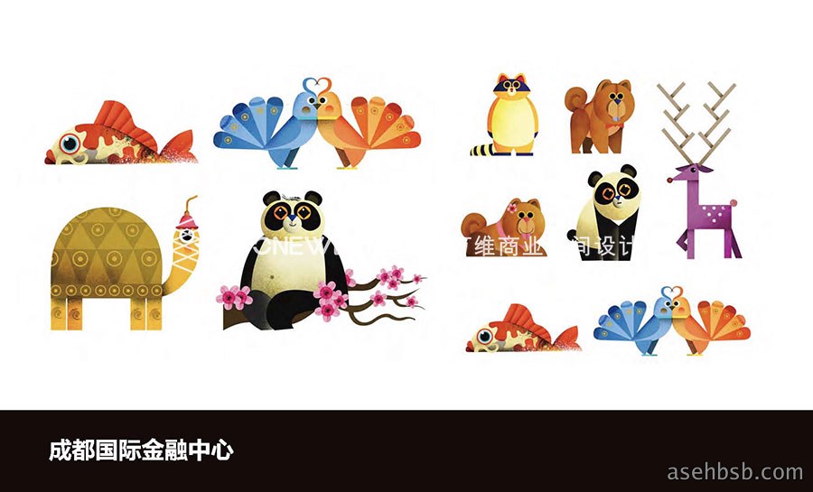 成都国际金融中心商业美陈&IP设计